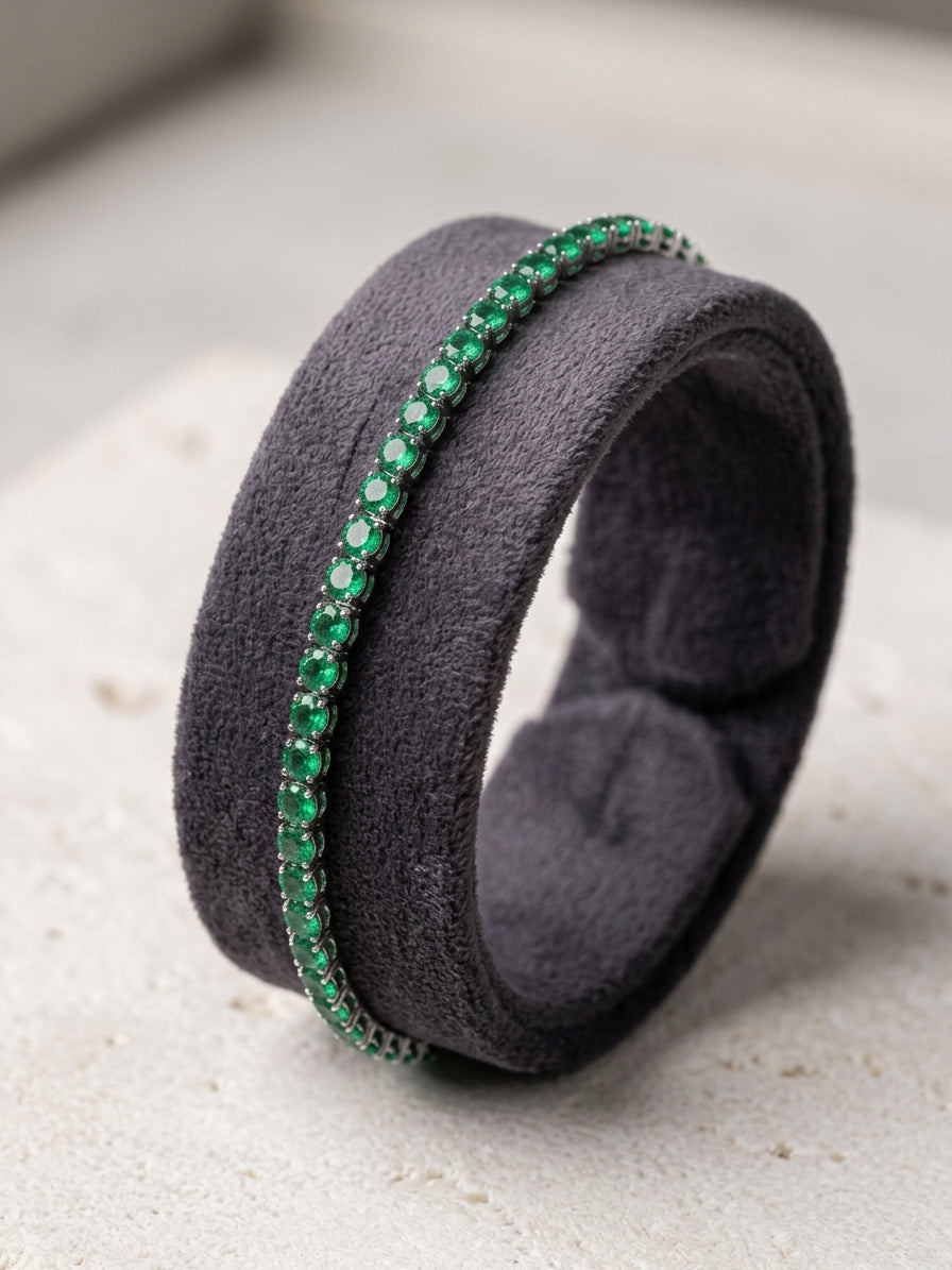 Dream Ripple Grace Tennis Bracelet - Studio shot featuring luxury jewelry design.