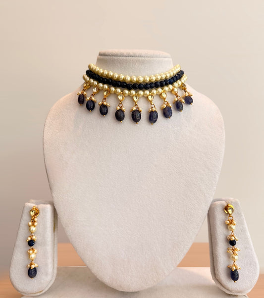 Pearl Aura Choker Set