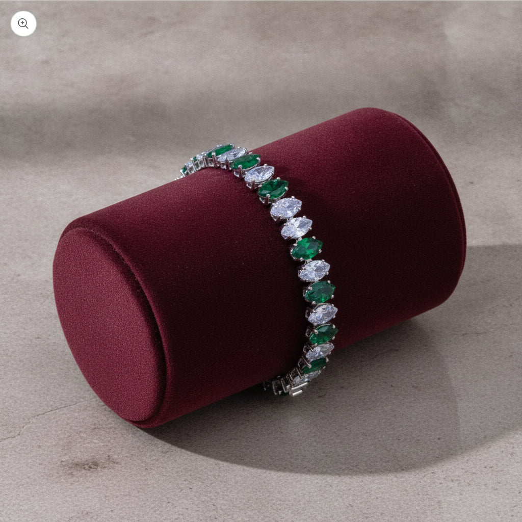 Radiance Tennis Kada - Studio shot featuring luxury jewelry design.