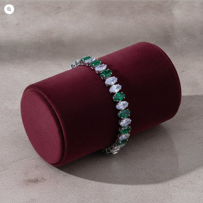 Radiance Tennis Kada - Studio shot featuring luxury jewelry design.