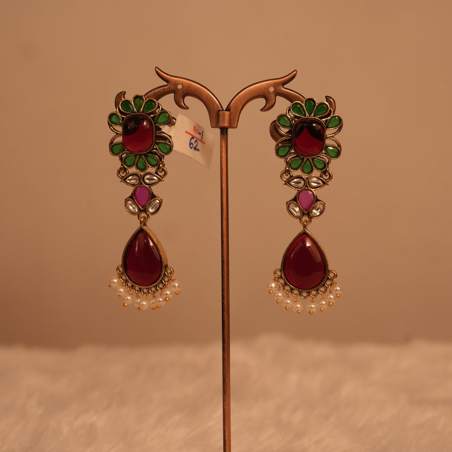 Ratna Pushpa Drop Earrings