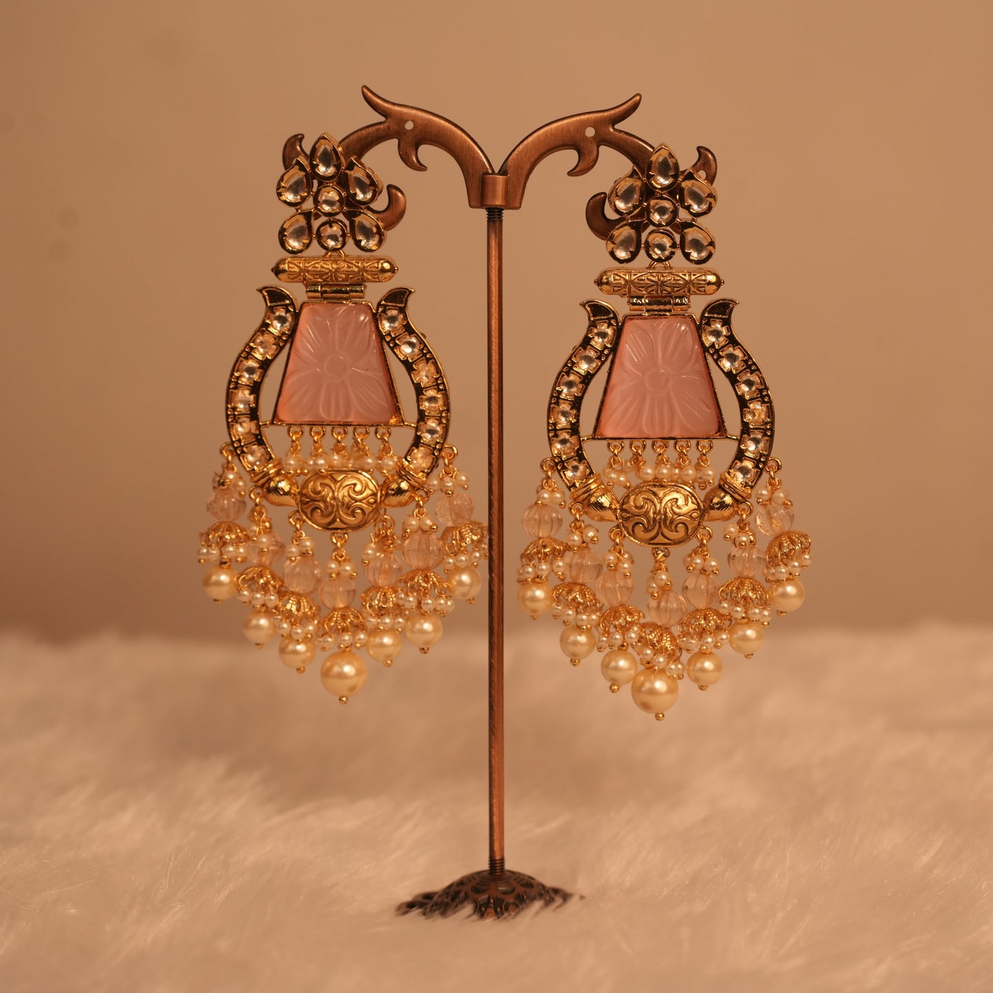 Rose Aura Danglers