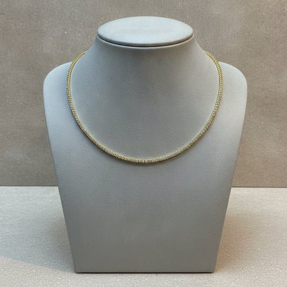 Sleek Whisper Single Layer Hasli - Studio shot featuring luxury jewelry design.