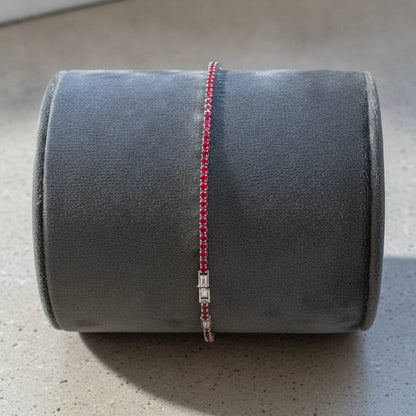 Gem Tennis Bracelet - Studio shot featuring luxury jewelry design.