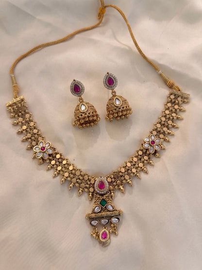 Varnika Elara Set - Studio shot featuring luxury jewelry design.